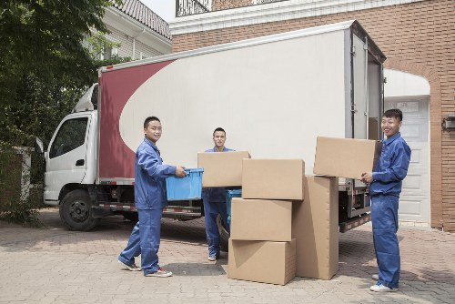 Removal truck hired for a house move in Chiswick