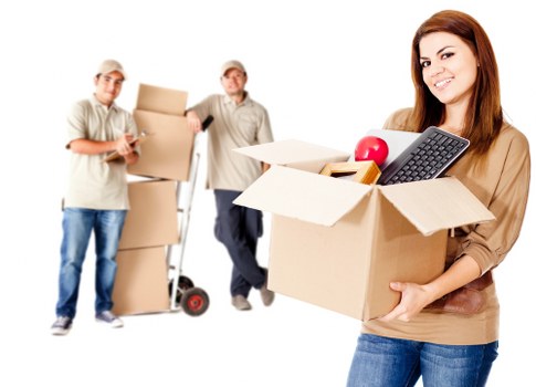 Carefully labelled moving boxes for a house relocation in Chiswick