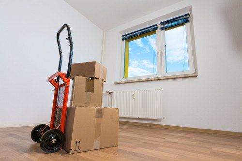 Local house removal team handling a move in Chiswick