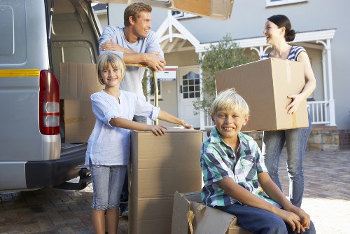 Business moving logistics in Chiswick street