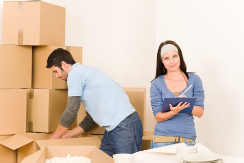 Professional man with a van helping with local relocations in Chiswick
