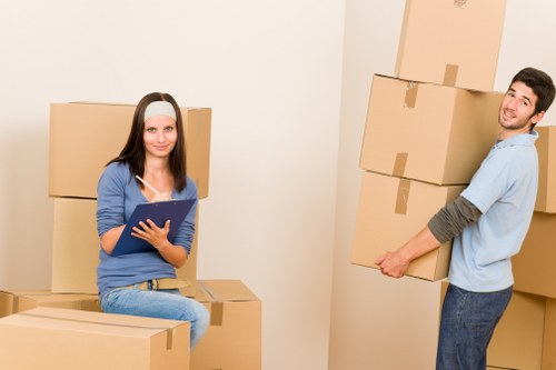 Professional movers planning a local move in Chiswick
